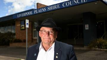 Liverpool Plains Shire Council (LPSC) mayor Doug Hawkins encourages every one in the region to "have a say". Picture form file.