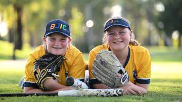 Philipa Cracknell and Melody Jones are two of Tamworth's most exciting young softball prospects. Picture by Gareth Gardner